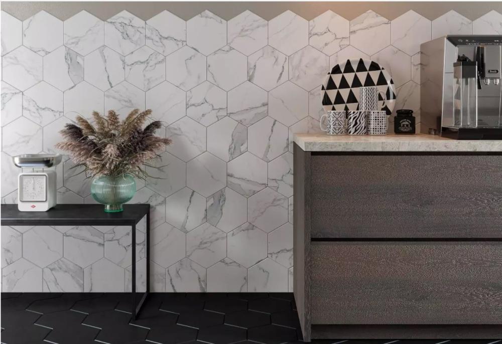 Hexagon wall tile