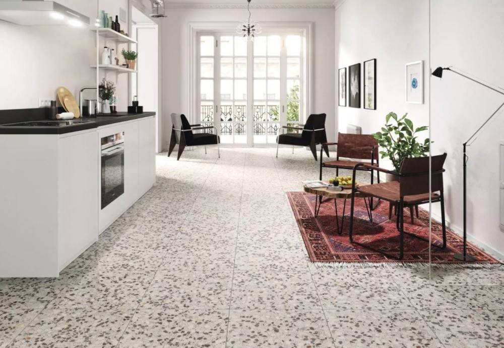 terrazzo floor tile